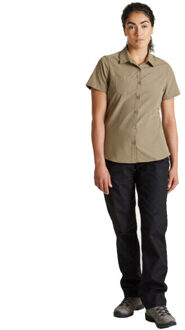 Craghoppers Dames expert kiwi shirt met korte mouwen - maat 38 Taupe