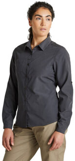 Craghoppers Dames expert kiwi shirt met lange mouwen Grijs - 46