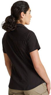 Craghoppers Dames Kiwi Korte Mouw Shirt (Zwart) - EU 38 / UK 10