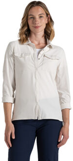 Craghoppers Dames nosilife pro iii shirt met lange mouwen - maat 42 Wit