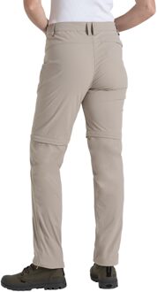 Craghoppers Dames pro iii nosilife convertible broek Kaki - EU 40 lang/ UK 12 lang