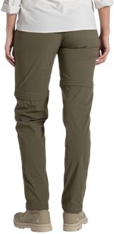 Craghoppers Dames pro iii nosilife convertible broek Kaki - EU 48 Normaal / UK 20 Normaal
