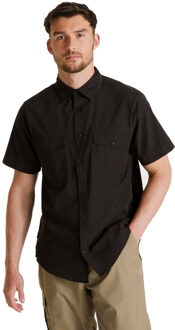 Craghoppers Expert Kiwi overhemd met korte mouwen voor heren (Zwart) - XL