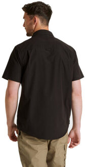 Craghoppers Expert kiwi overhemd met korte mouwen voor heren Zwart - XXL / XXXL