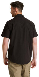 Craghoppers Expert kiwi overhemd met korte mouwen voor heren Zwart - XXL / XXXL