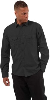 Craghoppers Expert Kiwi overhemd met lange mouwen voor heren (Zwart) - XL