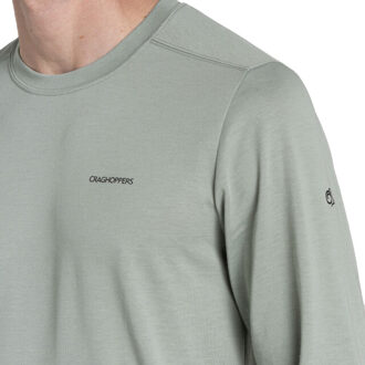 Craghoppers Heren abel nosilife t-shirt met lange mouwen Groen - XL