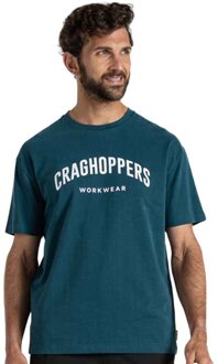 Craghoppers Heren Batley Werk T-Shirt (Donker Egeïsch Blauw) Donkerblauw - S