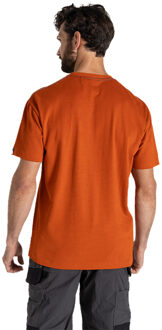 Craghoppers Heren Batley Werk T-Shirt (Pottenbakkers klei) - maat 2XL Oranje