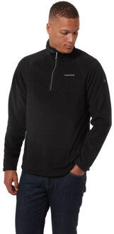 Craghoppers Heren corey vi half zip fleece top Zwart - XL