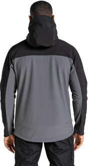 Craghoppers Heren expert active contrast capuchonjack soft shell Grijs