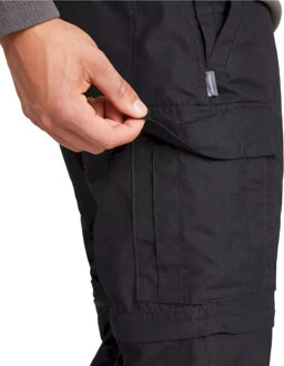Craghoppers Heren expert kiwi convertible getailleerde broek Zwart - 42W/34L