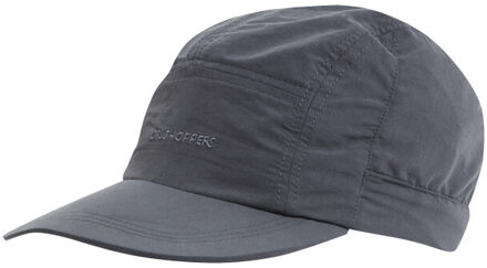 Craghoppers Heren nosilife iii logo desert hat - maat M / L Zwart