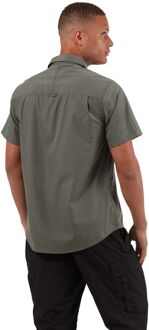 Craghoppers Herenhemd Kiwi met korte mouwen (Donkergrijs) - 2XL