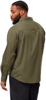 Craghoppers Herenhemd Kiwi met lange mouwen (Kiezelgrijs) - 2XL