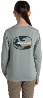 Craghoppers Kinder/kids cruz nosilife t-shirt met lange mouwen Groen - 146/152