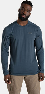 Craghoppers NosiLife Abel Long Sleeved Shirt Blauw - XXL