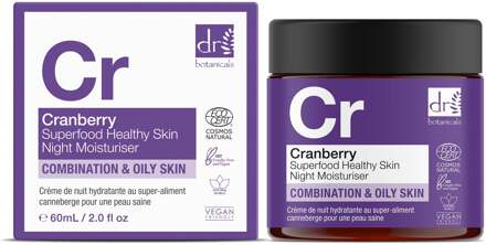 Cranberry Superfood Gezonde Huid Nachtcrème 60ml