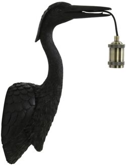 Crane Wandlamp Zwart