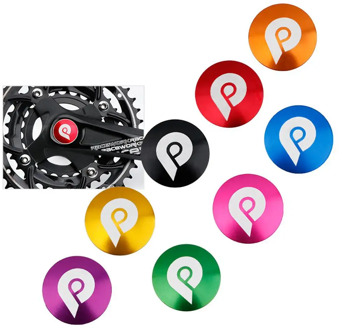 Crank Covers Aluminum Alloy Hollow Crank Cap Right Cover Bicycle Chainwheels Crankset Plug Screw Compatible with M610