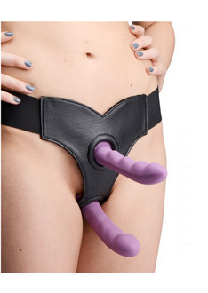 Crave - Double Penetration Imitatieleren Strap-On - Crave - Double Penetration Imitatieleren Strap-On