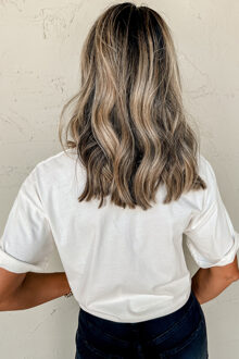 Crawfish Seizoen Graphic T-shirt - maat L Wit