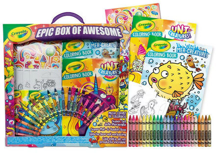 Crayola Epic Box of Awesome Creativity Set Tekenen