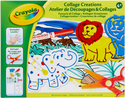 Crayola knutselset sjablonen dieren 32-delig