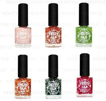 Crayon Fruit Jar Nail Peach Yogurt