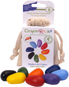 Crayon Rocks Cotton 8 Colors Modern Art