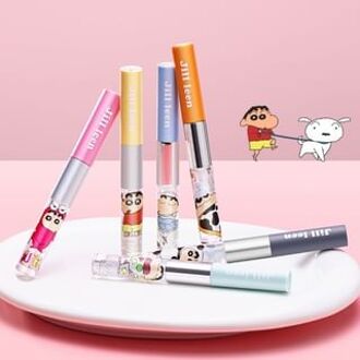 Crayon Shin-chan 2 in 1 Lip Gloss Limited Edition - 6 Colors #500 Cinnamon Milk Tea - 1.6g + 1.6g