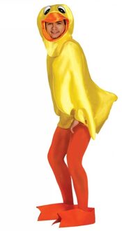 Crazy eend kostuum volwassenen Geel - Beige - Creme