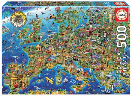 Crazy European Map (500)