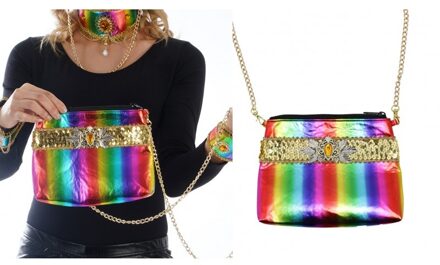 Crazy Rainbow Cabaret Handtas Multikleur - Print