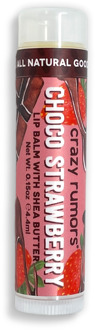 Crazy Rumors Choco Strawberry lipbalsem Kleurloos Vrouwen