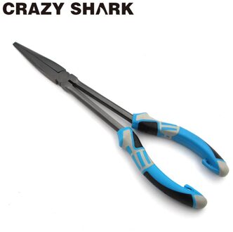 Crazy Shark Vissen Tang Haak Remover Lange Neus Vis Tang 11 Inch High Carbon Staal Goederen Voor Vissen Tools