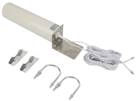 CRC9/TS9/Sma Antenne 3G 4G Lte 698-960/1710-2700Mhz 12dBi Dubbele 5M Kabel Antenne Smart Home Systeem Tv Antenne