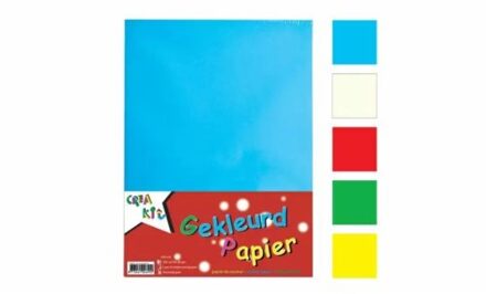 Crea-kit Knutselpapier Gekleurd Junior A4 Papier 250 Vellen