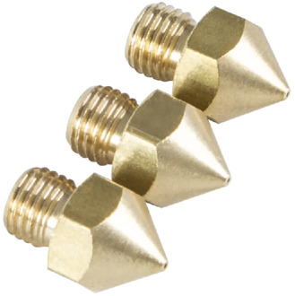 Creality 3D CR-10S PRO 3PCS 0.2/0.4/0.6/0.8/1.0MM Hotend Extruder Nozzle For 3D Printer Parts Hotend For Creality CR-10S PRO