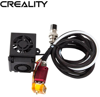 Creality 3D Full Assembled Extruder Kits With 2PCS Fans Fan Cover Air Connections Nozzle Kits for CR-10 Series 3D Printer Parts