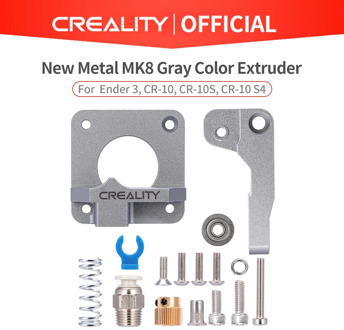 CREALITY 3D New Metal MK8 Gray Color Extruder Aluminum Alloy Block Bowden Extruder 1.75mm Filament For Ender CR Series Printers