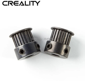 CREALITY 3D Printer Accessories Synchronizing Wheel Timing Pulley GT2 20 Teeth Support Timing Belt GT2 For Ender-3/Ender-3 Pro