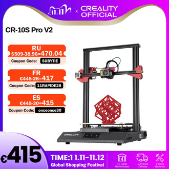 CREALITY 3D Printer CR-10S Pro V2 with BL Touch Auto-Level, Touch Screen, with Capricorn PTFE