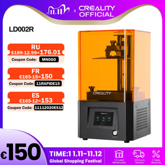 CREALITY 3D Printer LD-002R UV Resin 3D Printer LCD Photocuring Ball Linear Rails Air Filtration System Off-line Printing