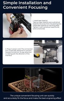 Creality Ender-3 S1 CV-Laser Module 24V 5W Laser Head