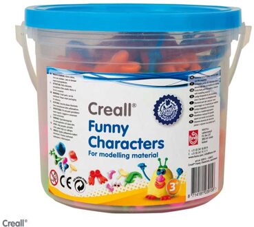 Creall Funny Characters Klei Accessoires Multikleur
