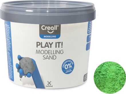 Creall Modelling Sand (Kinetisch Zand) 750gr Groen Multikleur