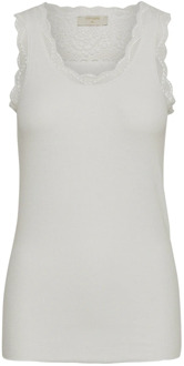 Cream Dames Top Maat L