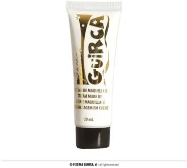 Cream make up tube wit Wit - Transparant