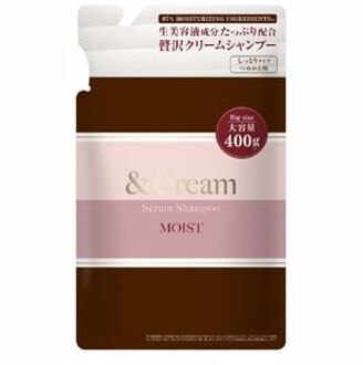 &Cream Serum Shampoo Moist 400g Refill